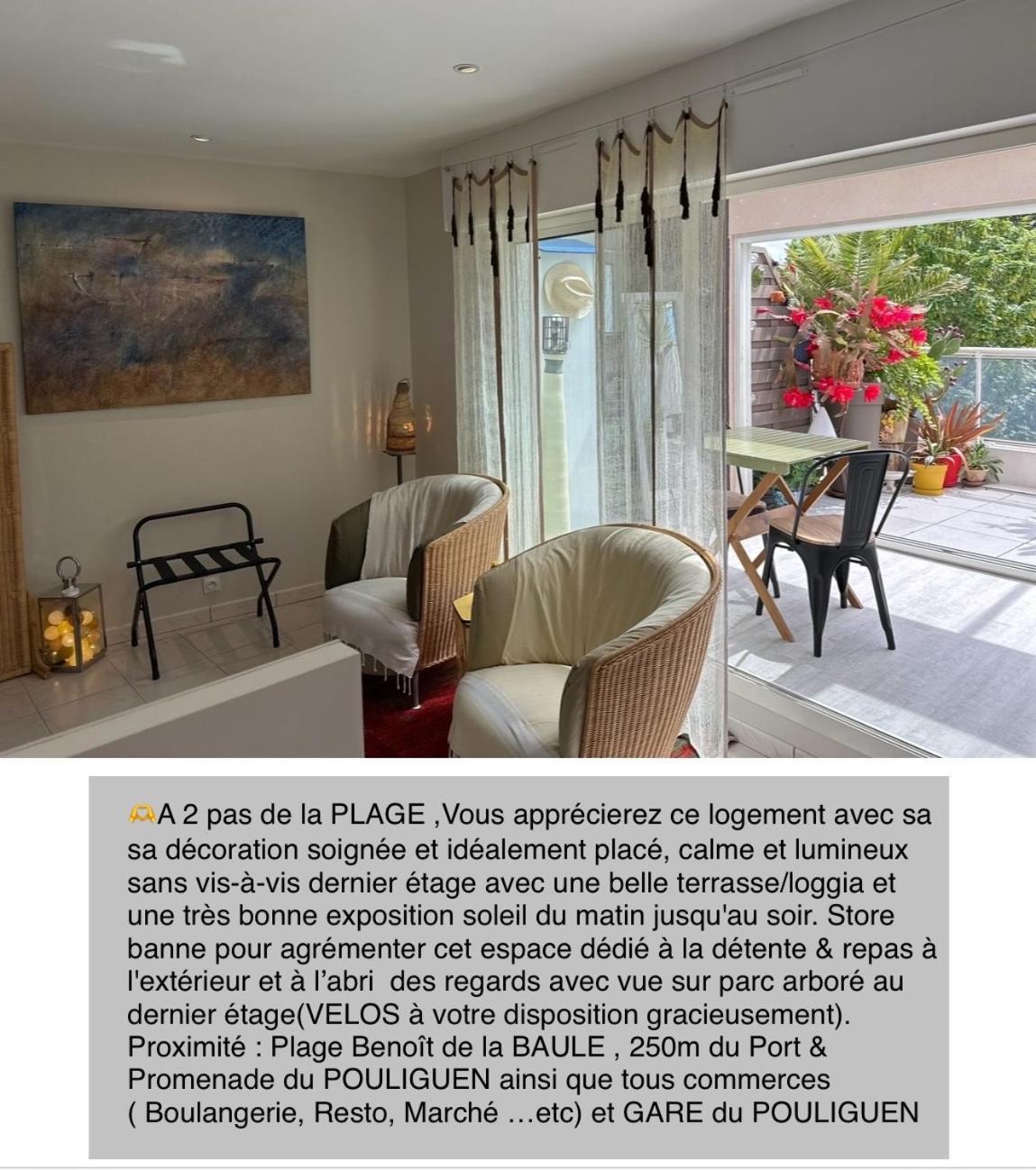 Appt Lumineux & Calme , Idealement Bien Situe , Velo A Disposition La Baule Eksteriør bilde